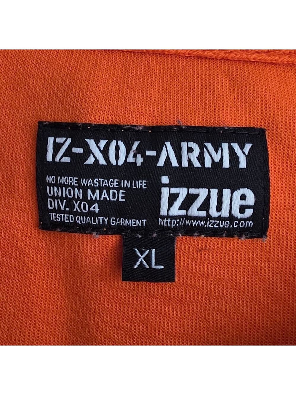 Izzue-Army Orange Graphic Crewneck Sweatshirt Men’s XL - Picture 4 of 10